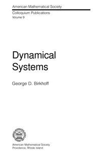 Dynamical systems — обложка книги.