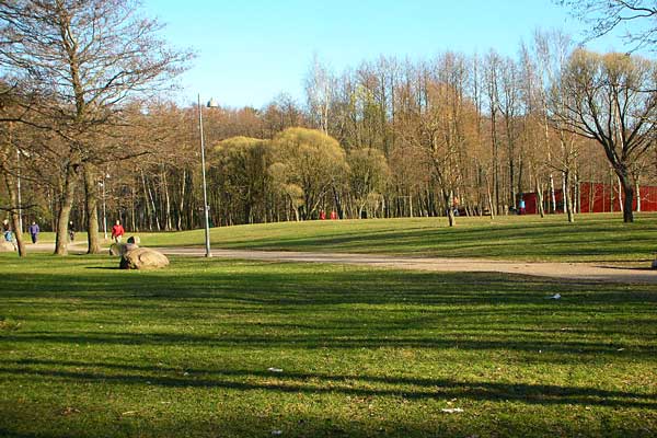 В центре Хельсинки берет свое начало парковая зона Тёёлёнлахти.