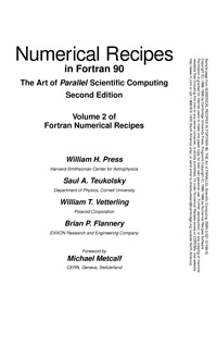 Numerical Recipes in Fortran 90 — обложка книги.