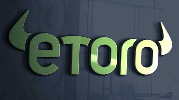 Фотография. Не кликабельно. Логотип Etoro.