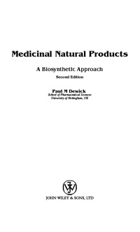 Medicinal Natural Products — обложка книги.