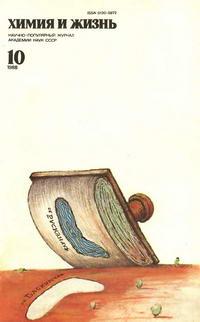 Химия и жизнь №10/1988 — обложка журнала.
