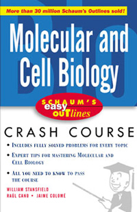 Schaum's Easy Outline Molecular and Cell Biology — обложка книги.