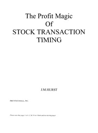 The Profit Magic Of Stock Transaction Timing — обложка книги.