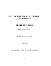 Distributions and Fourier Transforms. Part 2 — обложка книги.