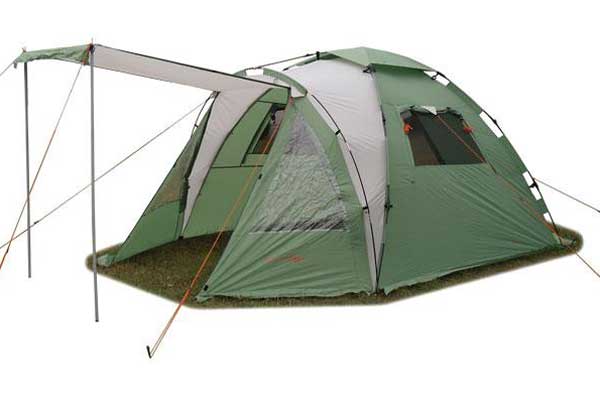 Палатки с внешними дугами – крепче стоят.