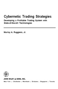 Cybernetic Trading Strategies — обложка книги.