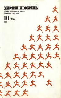 Химия и жизнь №10/1985 — обложка журнала.