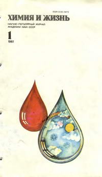 Химия и жизнь №01/1981 — обложка журнала.