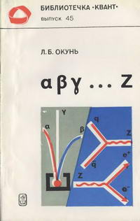 Библиотечка "Квант". Выпуск 45. Альфа, бета, гамма... Z — обложка книги.