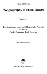 Zoogeography of fresh water. Volume 3 — обложка книги.