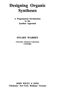 Designing Organic Syntheses: A Programmed Introduction to the Synthon Approach — обложка книги.