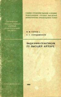 Московский Государственный Заочный Педагогический Институт. Задачник-практикум по высшей алгебре — обложка книги.