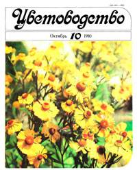 Цветоводство №10/19 — обложка журнала.
