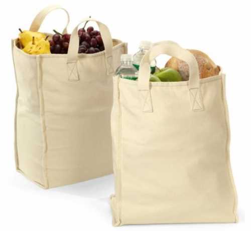 Легкая и вместительная сумка для продуктов.