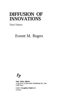 Diffusion of innovations — обложка книги.