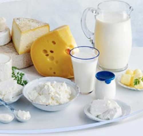 Фотография. Не кликабельно. Подборка продуктов из молока.