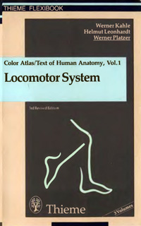 Color atlas and textbook of human anatomy. Vol.1: locomotor system — обложка книги.