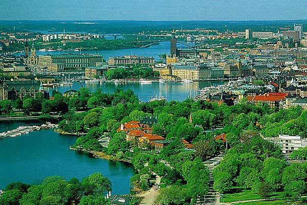 Несколько городов входят в состав Стокгольма.