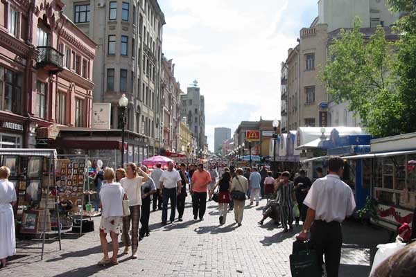 Фотография. Не кликабельно. В самом сердце Москвы находиться Арбат.