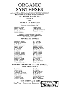 Organic syntheses. V. 59 — обложка книги.