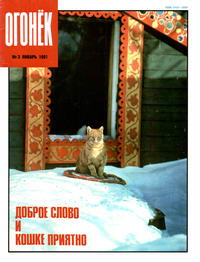 Огонек №03/1991 — обложка журнала.