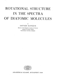 Rotational structure in the spectra of diatomic molecules — обложка книги.