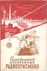 Юный техник для умелых рук №03/1957 — обложка журнала.