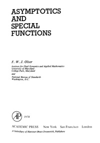 Asymtotics and Special Functions — обложка книги.
