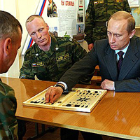 Даже президент играет в нарды.