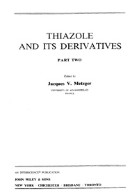 Thiazole and its Derivatives. Part Two — обложка книги.