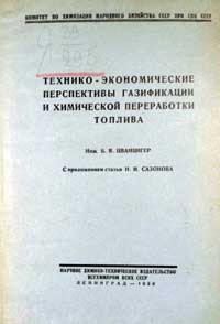 Технико-экономические перспективы газификации и химической переработки топлива — обложка книги.