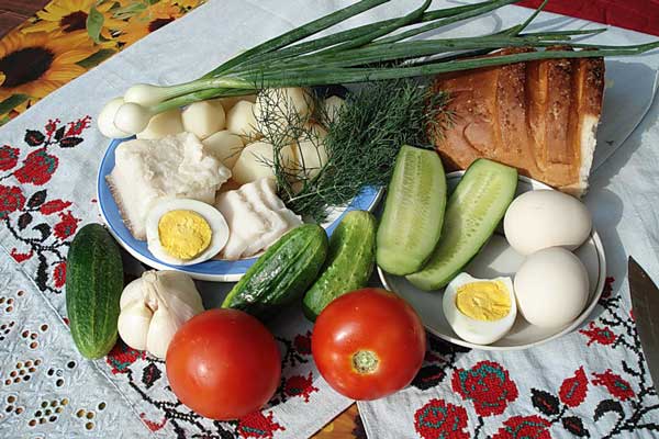 Фотография. Не кликабельно. Чистые, здоровые и полезные продукты всегда есть в деревне.