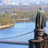 Владимирские горки в Киеве.