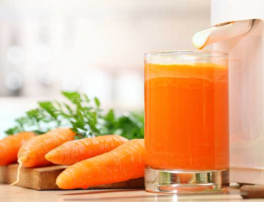 Морковный сок можно готовить круглый год.