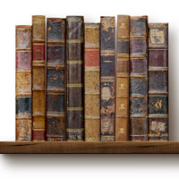Пожившие книжные тома.