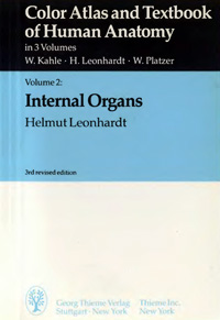 Color atlas and textbook of human anatomy. Vol.2: internal organs — обложка книги.