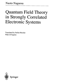 Quantum field theory in strongly correlated electronic systems — обложка книги.