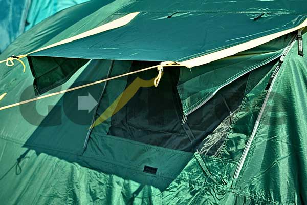 Проверьте, сколько в палатке окон и оборудованы ли они противомоскитной сеткой, притом достаточно мелкой.