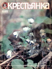 Крестьянка №04/1985 — обложка журнала.